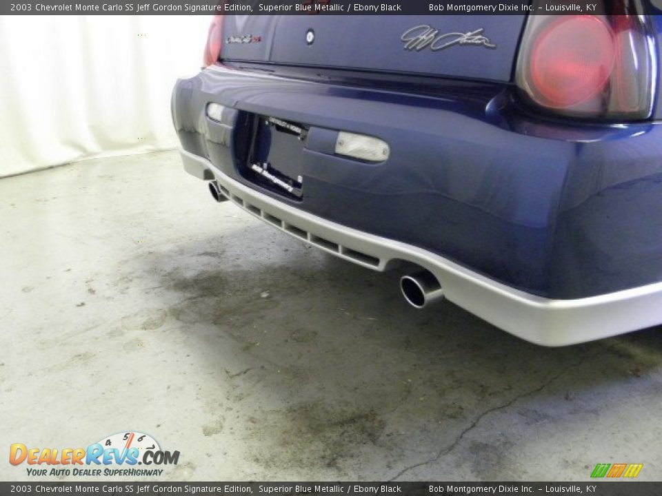 2003 Chevrolet Monte Carlo SS Jeff Gordon Signature Edition Superior Blue Metallic / Ebony Black Photo #8
