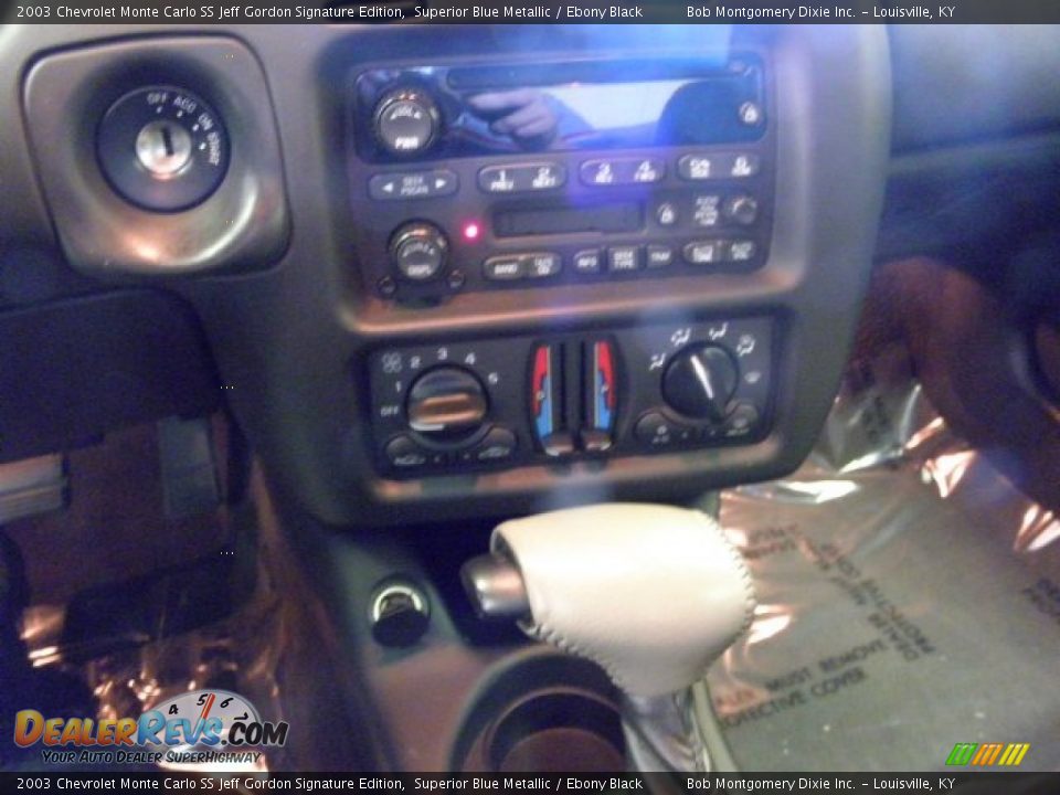 2003 Chevrolet Monte Carlo SS Jeff Gordon Signature Edition Superior Blue Metallic / Ebony Black Photo #12