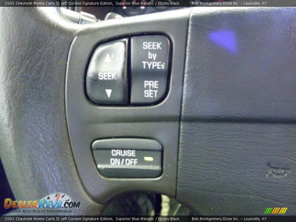 Controls of 2003 Chevrolet Monte Carlo SS Jeff Gordon Signature Edition Photo #15
