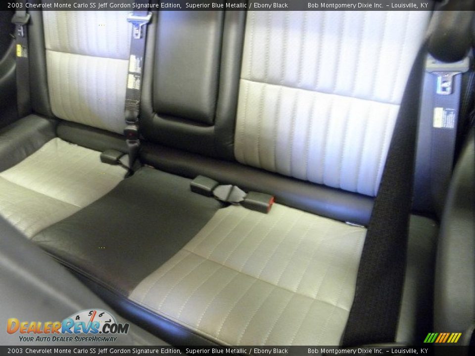 Rear Seat of 2003 Chevrolet Monte Carlo SS Jeff Gordon Signature Edition Photo #17
