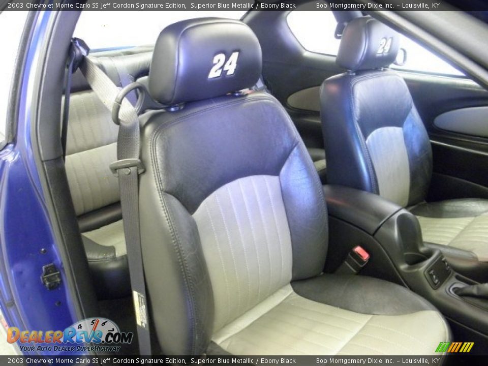 2003 Chevrolet Monte Carlo SS Jeff Gordon Signature Edition Superior Blue Metallic / Ebony Black Photo #20