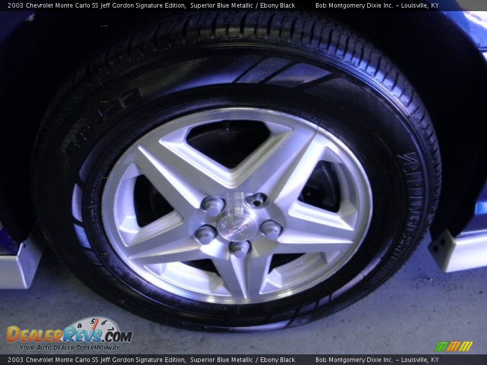 2003 Chevrolet Monte Carlo SS Jeff Gordon Signature Edition Superior Blue Metallic / Ebony Black Photo #25