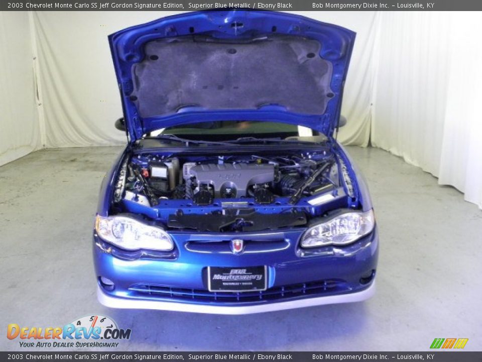 2003 Chevrolet Monte Carlo SS Jeff Gordon Signature Edition Superior Blue Metallic / Ebony Black Photo #26