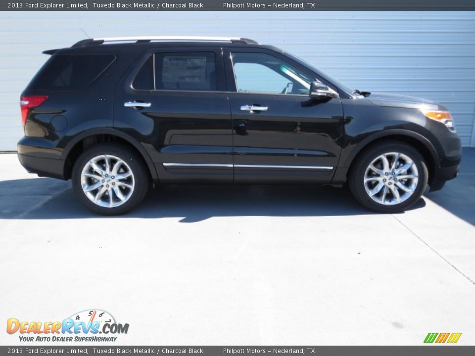 2013 Ford Explorer Limited Tuxedo Black Metallic / Charcoal Black Photo #2