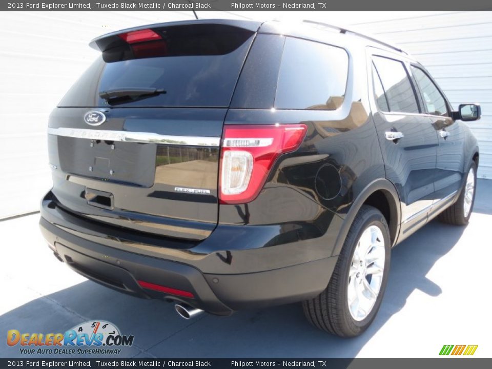 2013 Ford Explorer Limited Tuxedo Black Metallic / Charcoal Black Photo #3