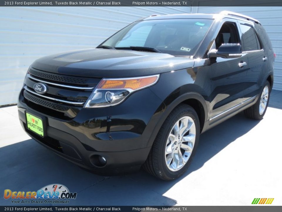2013 Ford Explorer Limited Tuxedo Black Metallic / Charcoal Black Photo #6