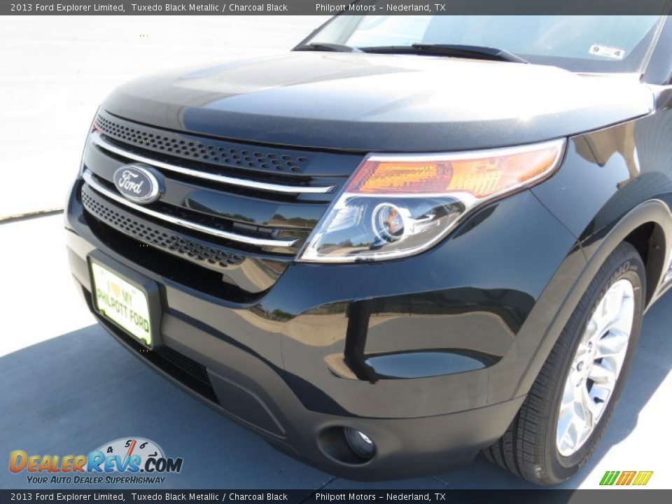 2013 Ford Explorer Limited Tuxedo Black Metallic / Charcoal Black Photo #9