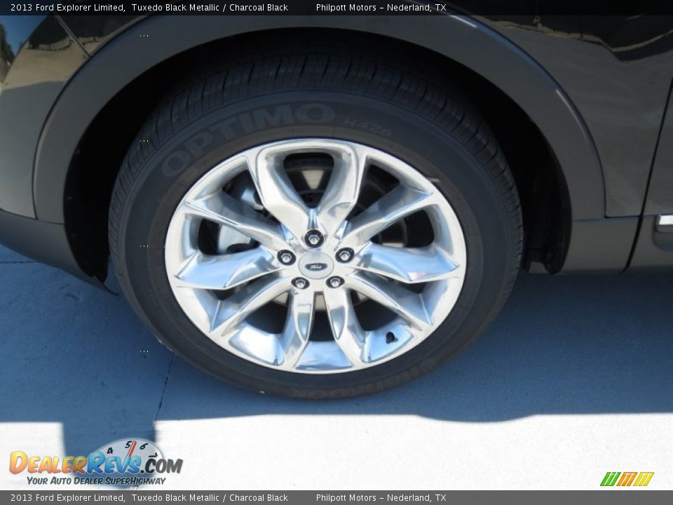 2013 Ford Explorer Limited Tuxedo Black Metallic / Charcoal Black Photo #11