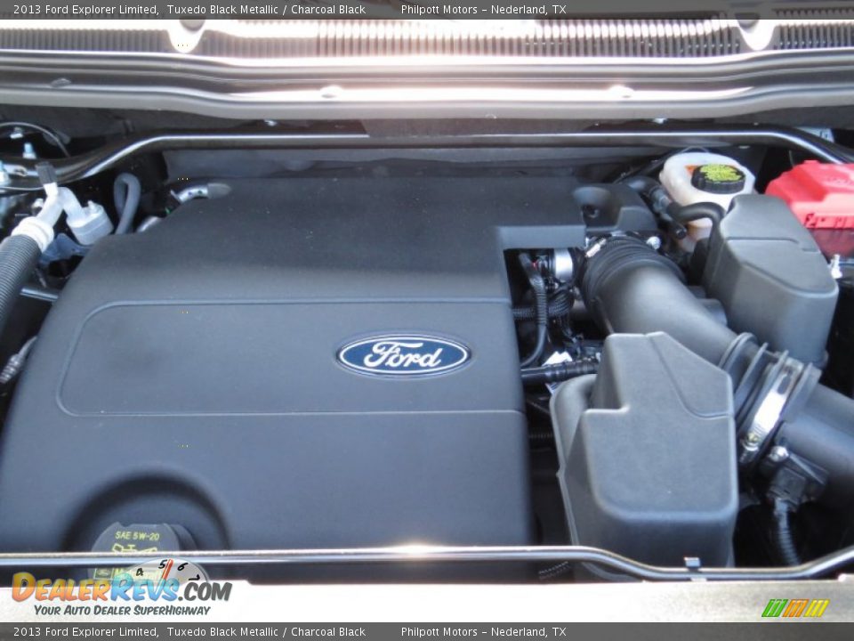 2013 Ford Explorer Limited Tuxedo Black Metallic / Charcoal Black Photo #15