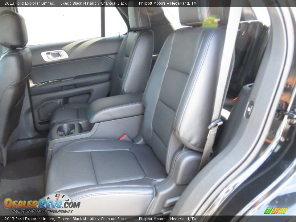 2013 Ford Explorer Limited Tuxedo Black Metallic / Charcoal Black Photo #23