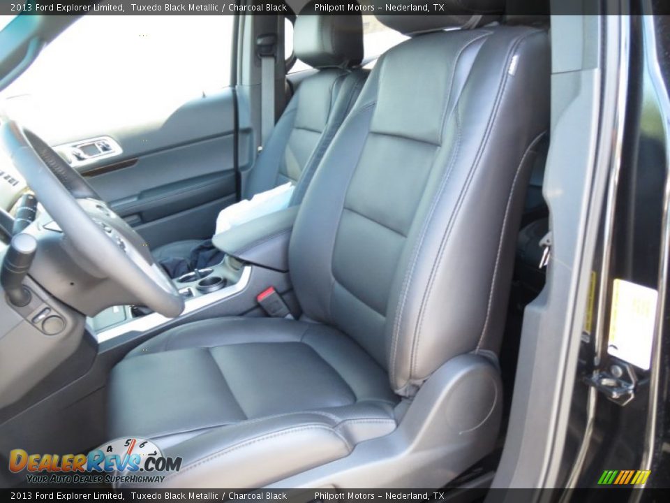 2013 Ford Explorer Limited Tuxedo Black Metallic / Charcoal Black Photo #26