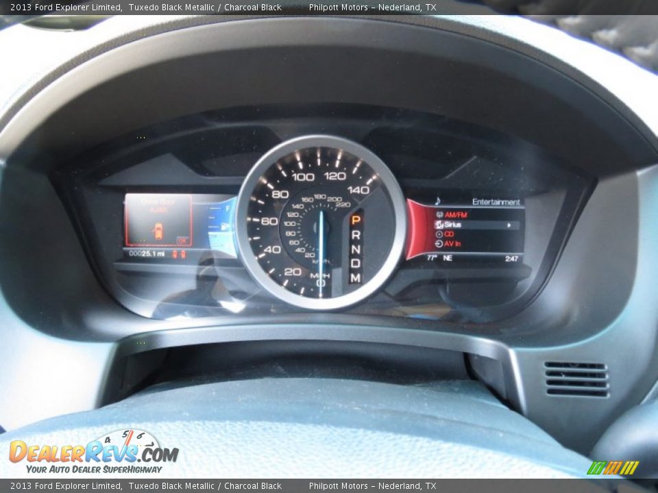 2013 Ford Explorer Limited Tuxedo Black Metallic / Charcoal Black Photo #35