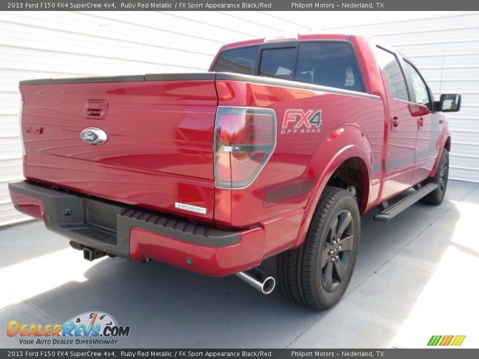 Ruby Red Metallic 2013 Ford F150 FX4 SuperCrew 4x4 Photo #3