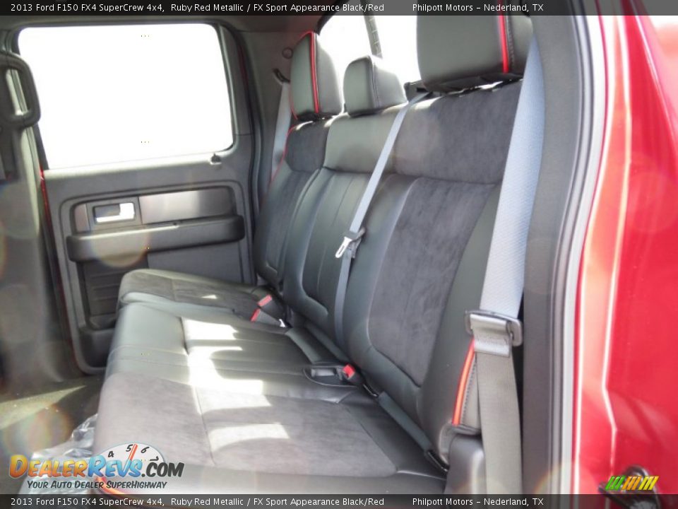 Rear Seat of 2013 Ford F150 FX4 SuperCrew 4x4 Photo #21