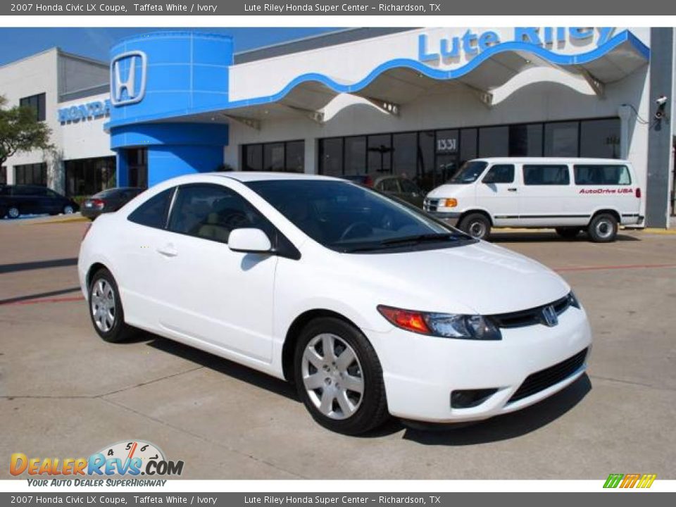 2007 Honda civic lx white #4