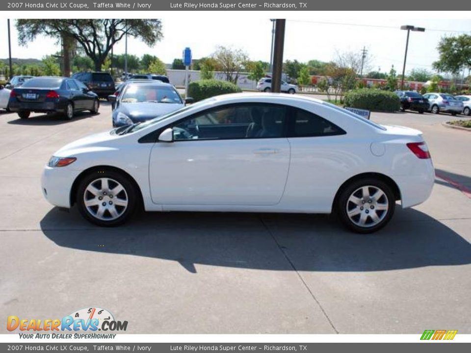 2007 Honda civic lx white #5