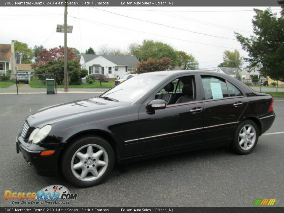 2003 Mercedes-Benz C 240 4Matic Sedan Black / Charcoal Photo #1