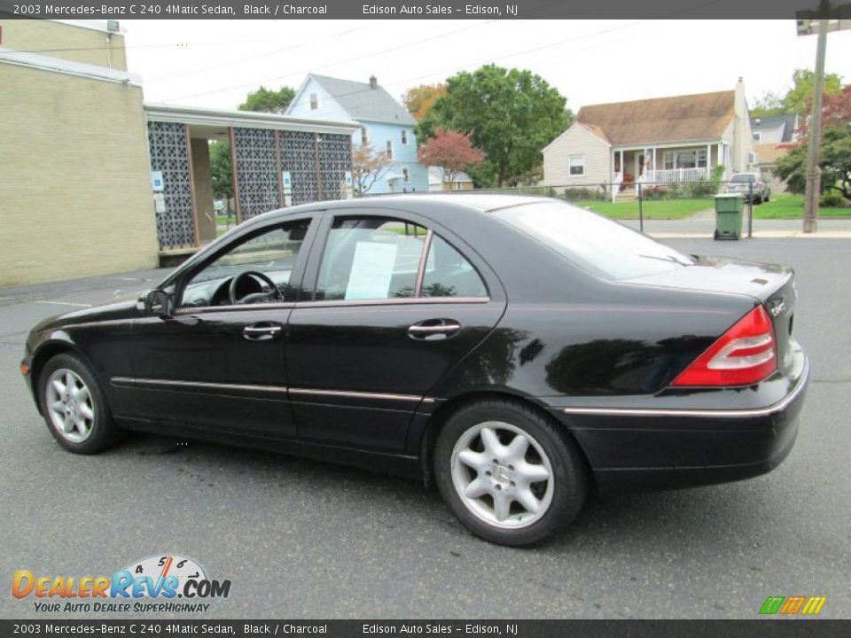 2003 Mercedes-Benz C 240 4Matic Sedan Black / Charcoal Photo #4