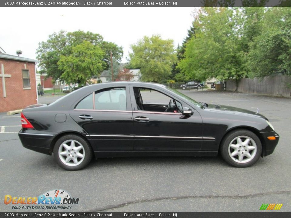 Black 2003 Mercedes-Benz C 240 4Matic Sedan Photo #9