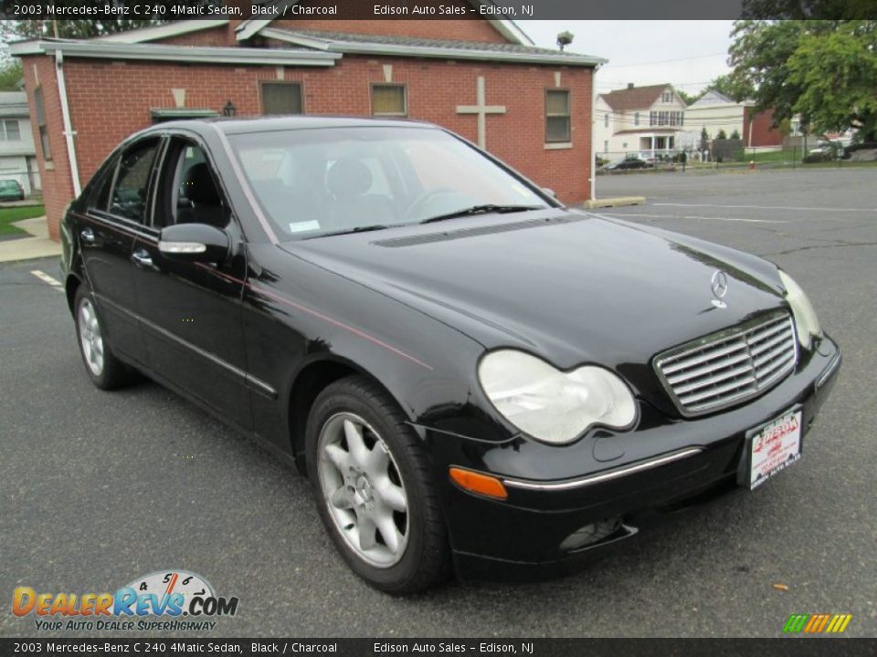 Front 3/4 View of 2003 Mercedes-Benz C 240 4Matic Sedan Photo #11
