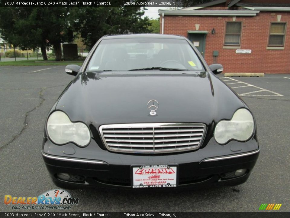 2003 Mercedes-Benz C 240 4Matic Sedan Black / Charcoal Photo #12
