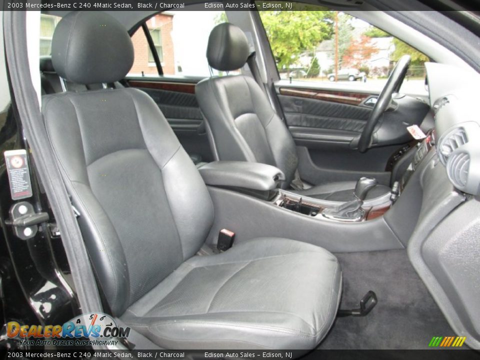 2003 Mercedes-Benz C 240 4Matic Sedan Black / Charcoal Photo #14