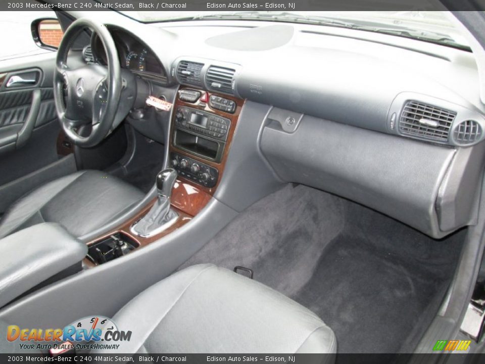 Charcoal Interior - 2003 Mercedes-Benz C 240 4Matic Sedan Photo #16