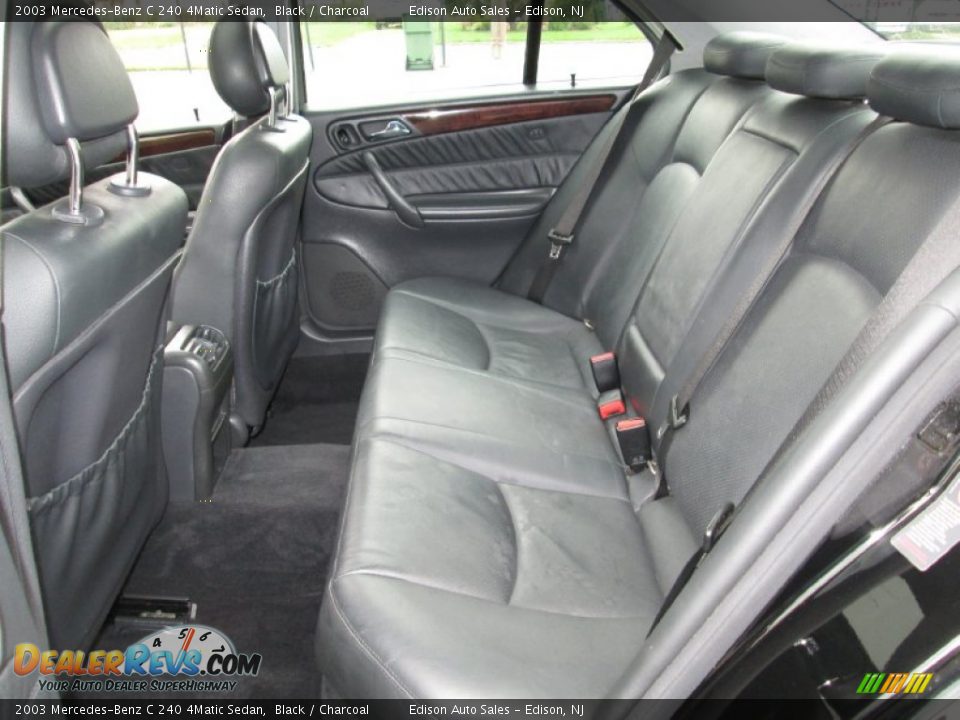 Rear Seat of 2003 Mercedes-Benz C 240 4Matic Sedan Photo #17
