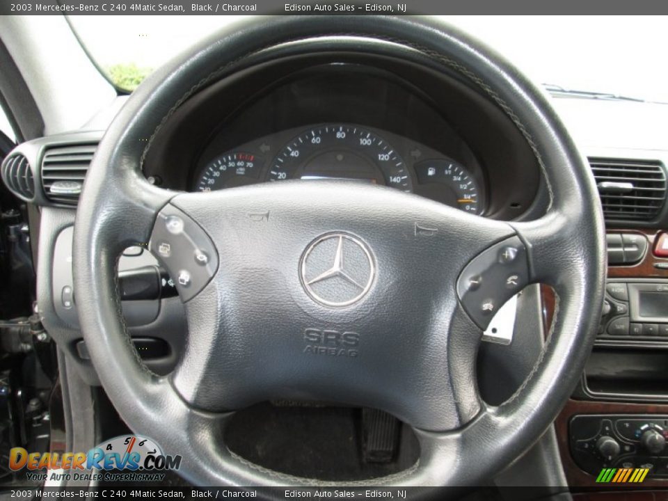 2003 Mercedes-Benz C 240 4Matic Sedan Steering Wheel Photo #22