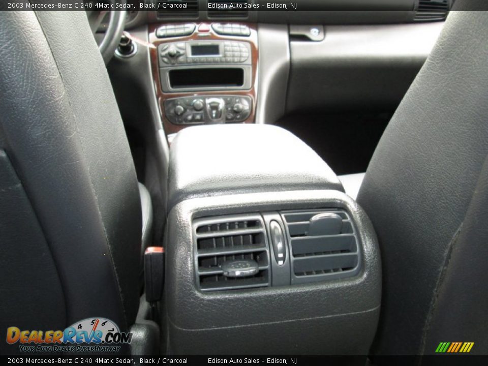 2003 Mercedes-Benz C 240 4Matic Sedan Black / Charcoal Photo #25