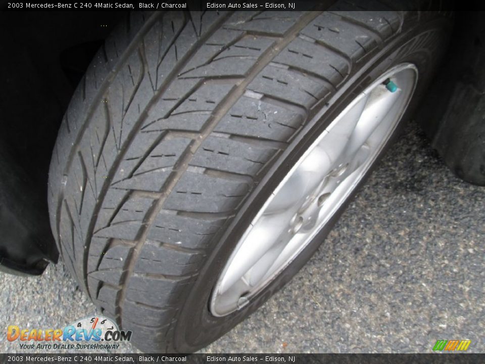 2003 Mercedes-Benz C 240 4Matic Sedan Black / Charcoal Photo #31