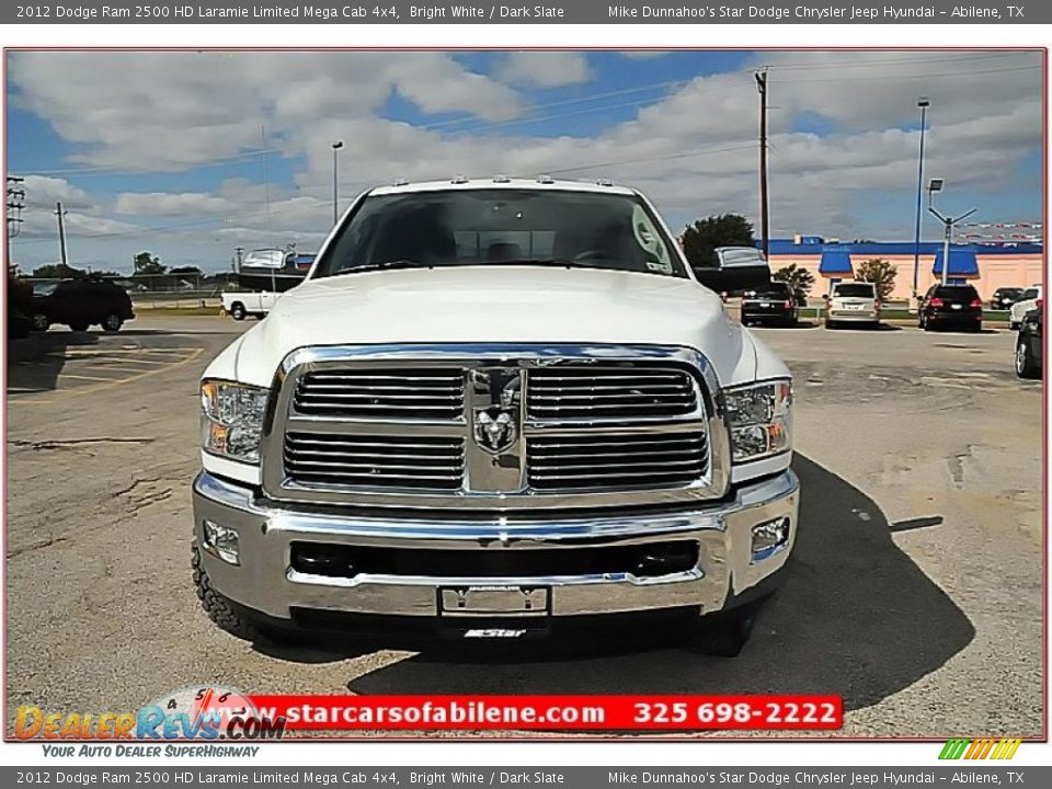 2012 Dodge Ram 2500 HD Laramie Limited Mega Cab 4x4 Bright White / Dark Slate Photo #9