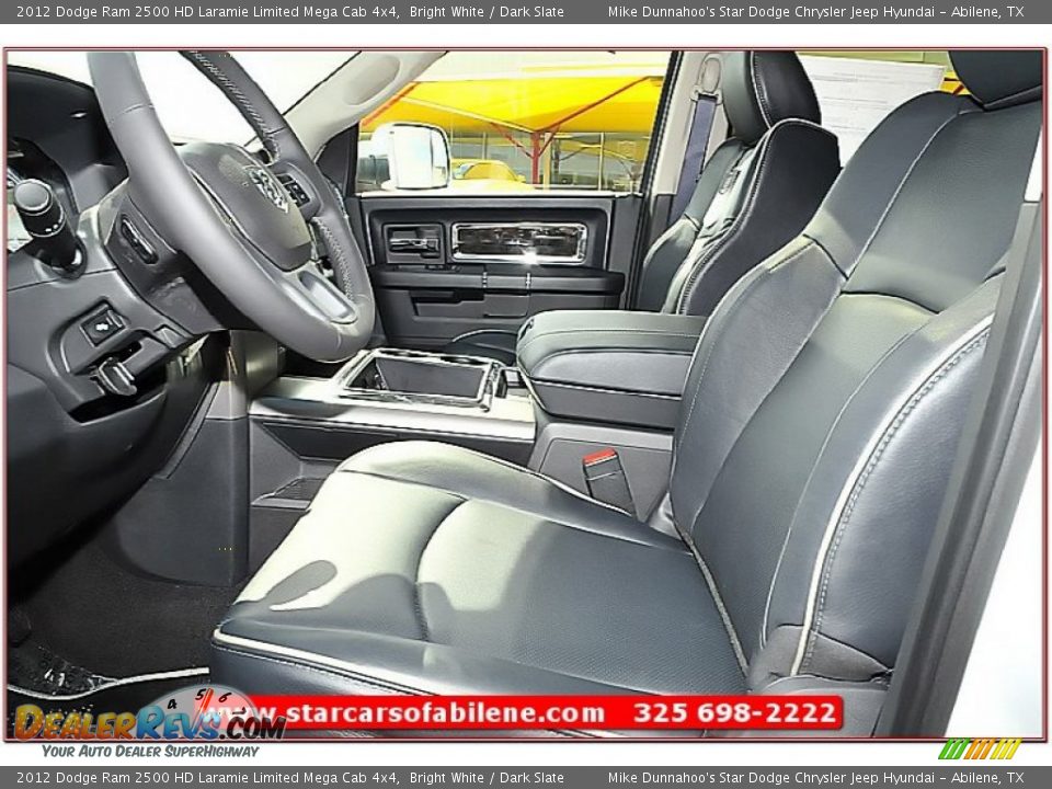 2012 Dodge Ram 2500 HD Laramie Limited Mega Cab 4x4 Bright White / Dark Slate Photo #11