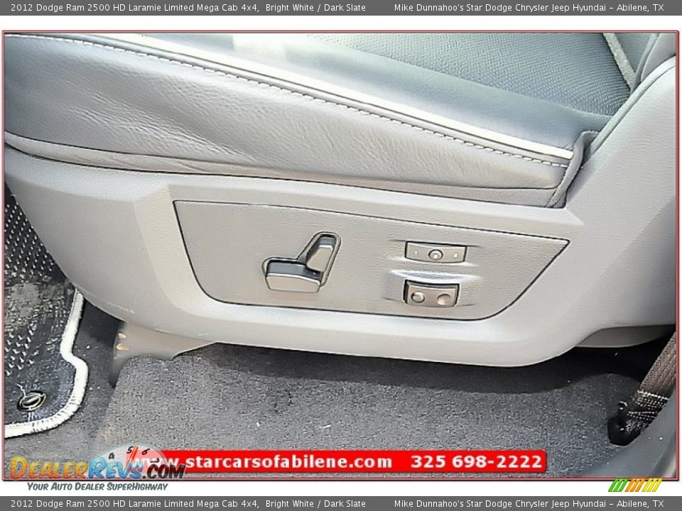 2012 Dodge Ram 2500 HD Laramie Limited Mega Cab 4x4 Bright White / Dark Slate Photo #12