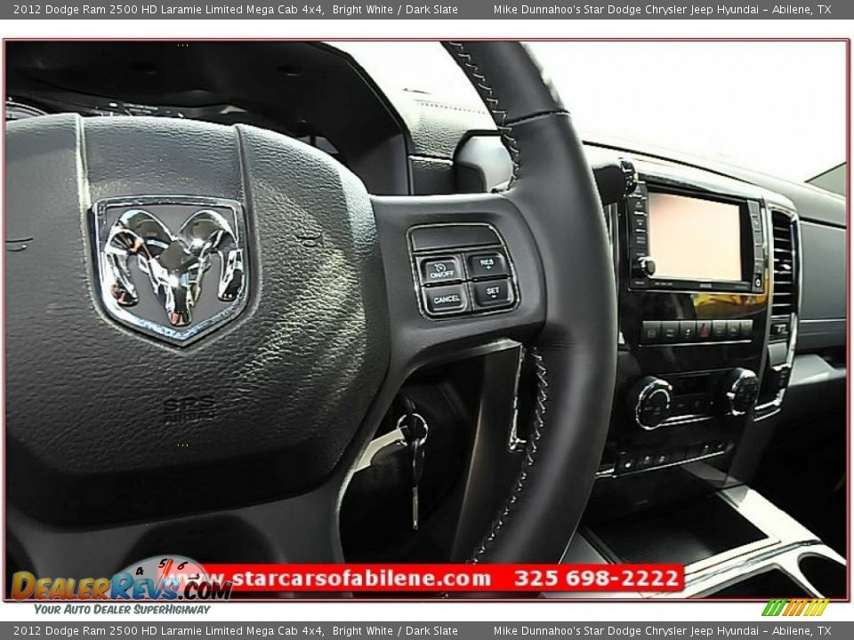 2012 Dodge Ram 2500 HD Laramie Limited Mega Cab 4x4 Bright White / Dark Slate Photo #17