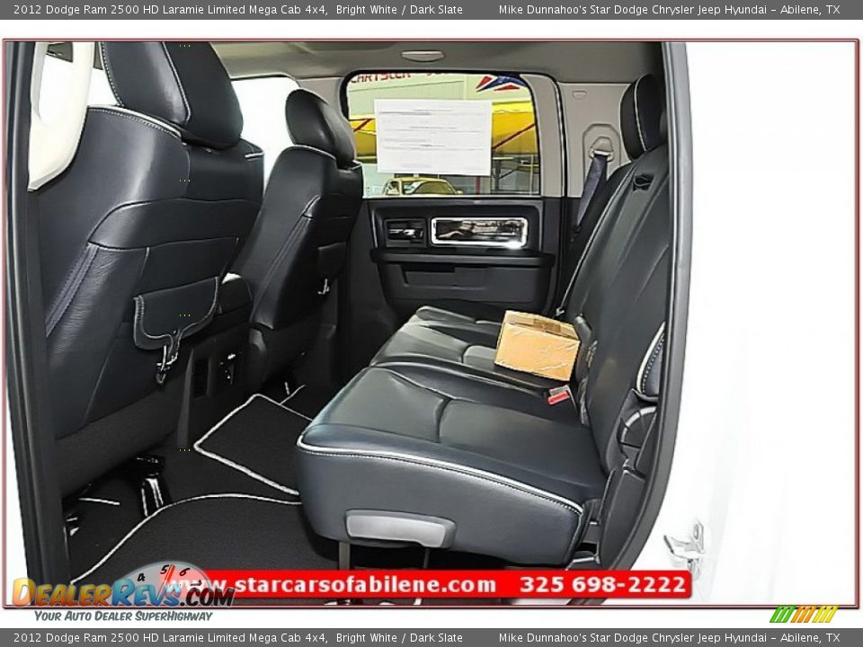 2012 Dodge Ram 2500 HD Laramie Limited Mega Cab 4x4 Bright White / Dark Slate Photo #18