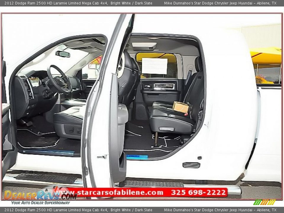 2012 Dodge Ram 2500 HD Laramie Limited Mega Cab 4x4 Bright White / Dark Slate Photo #21