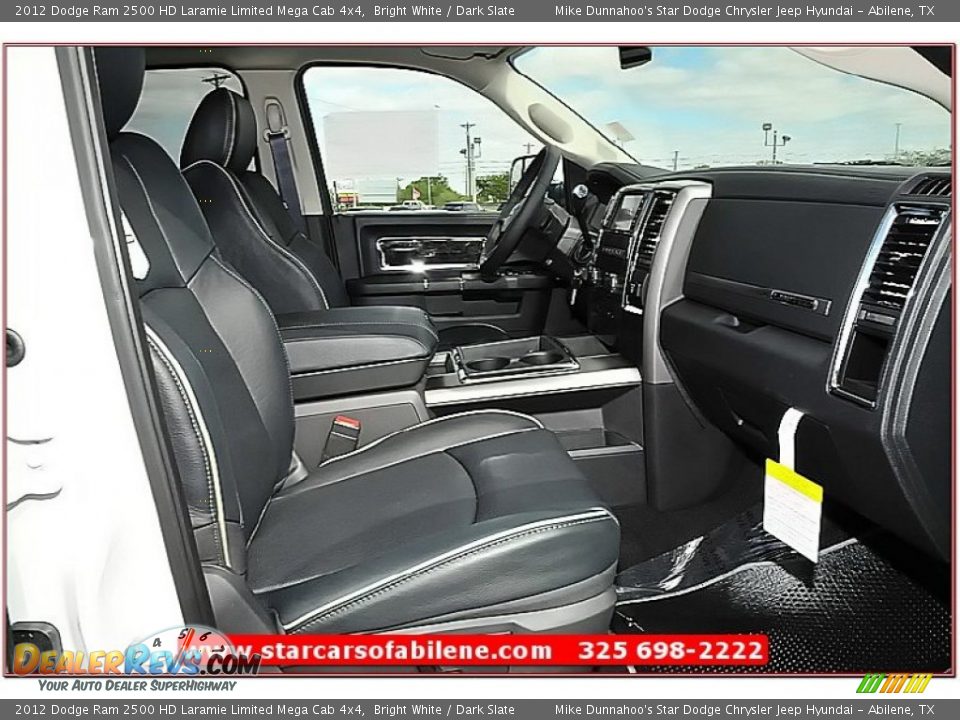 2012 Dodge Ram 2500 HD Laramie Limited Mega Cab 4x4 Bright White / Dark Slate Photo #25