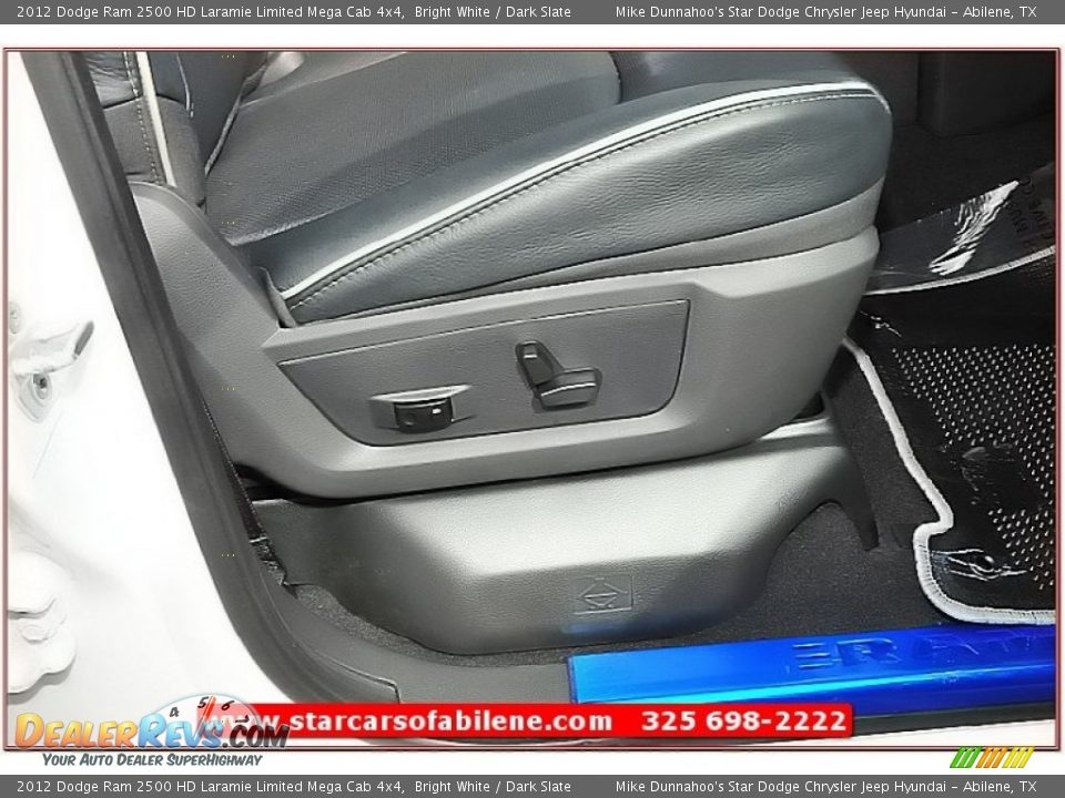 2012 Dodge Ram 2500 HD Laramie Limited Mega Cab 4x4 Bright White / Dark Slate Photo #26