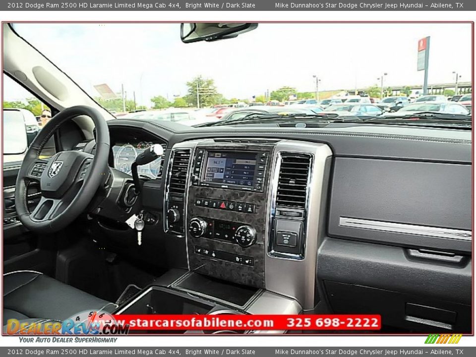 2012 Dodge Ram 2500 HD Laramie Limited Mega Cab 4x4 Bright White / Dark Slate Photo #29