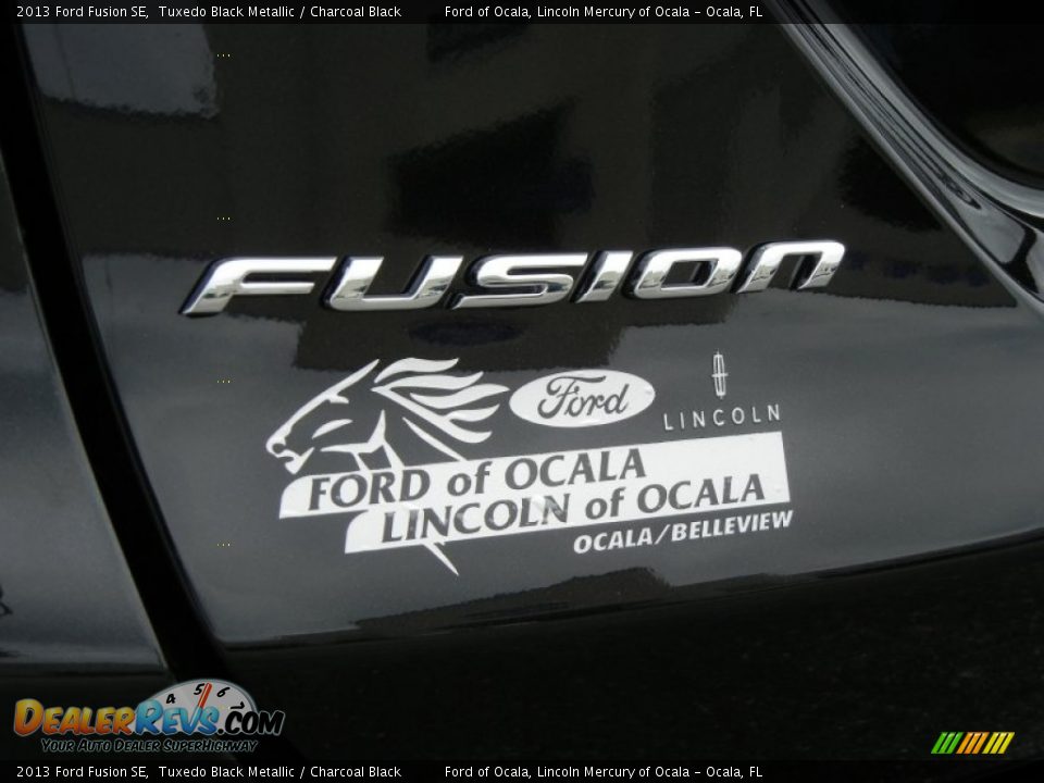 2013 Ford Fusion SE Tuxedo Black Metallic / Charcoal Black Photo #4