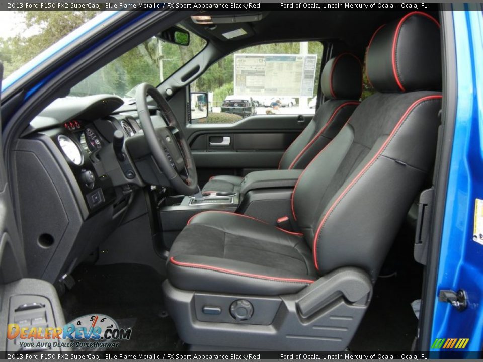 FX Sport Appearance Black/Red Interior - 2013 Ford F150 FX2 SuperCab Photo #5