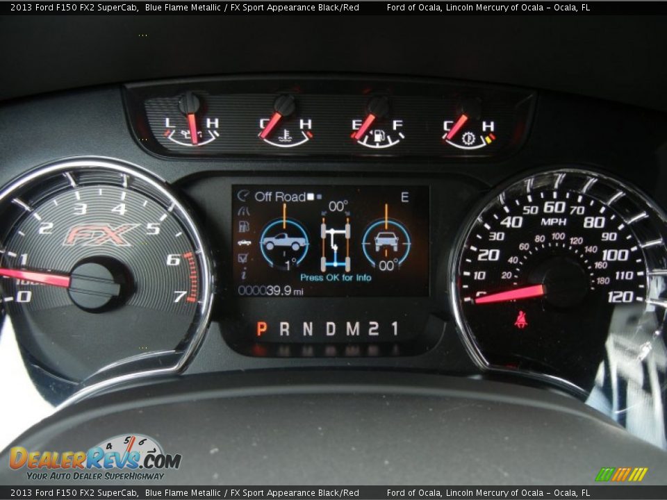 2013 Ford F150 FX2 SuperCab Gauges Photo #8