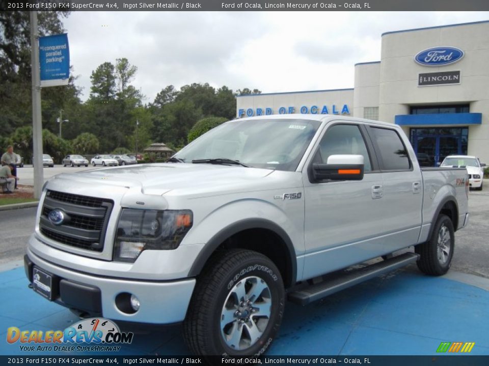 2013 Ford F150 FX4 SuperCrew 4x4 Ingot Silver Metallic / Black Photo #1