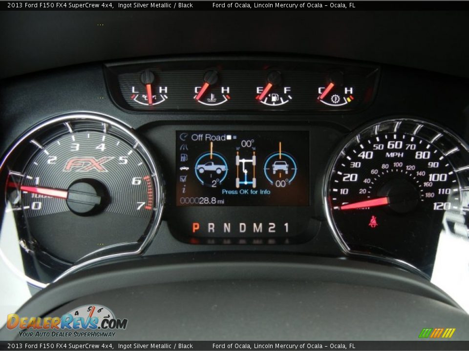 2013 Ford F150 FX4 SuperCrew 4x4 Gauges Photo #9