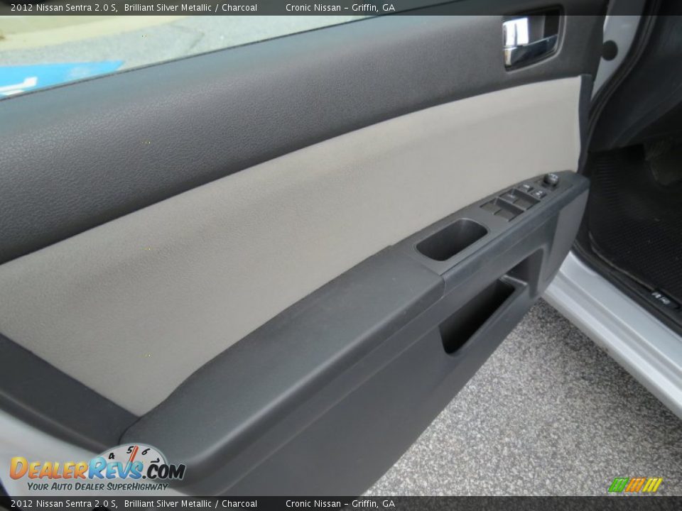 2012 Nissan Sentra 2.0 S Brilliant Silver Metallic / Charcoal Photo #11