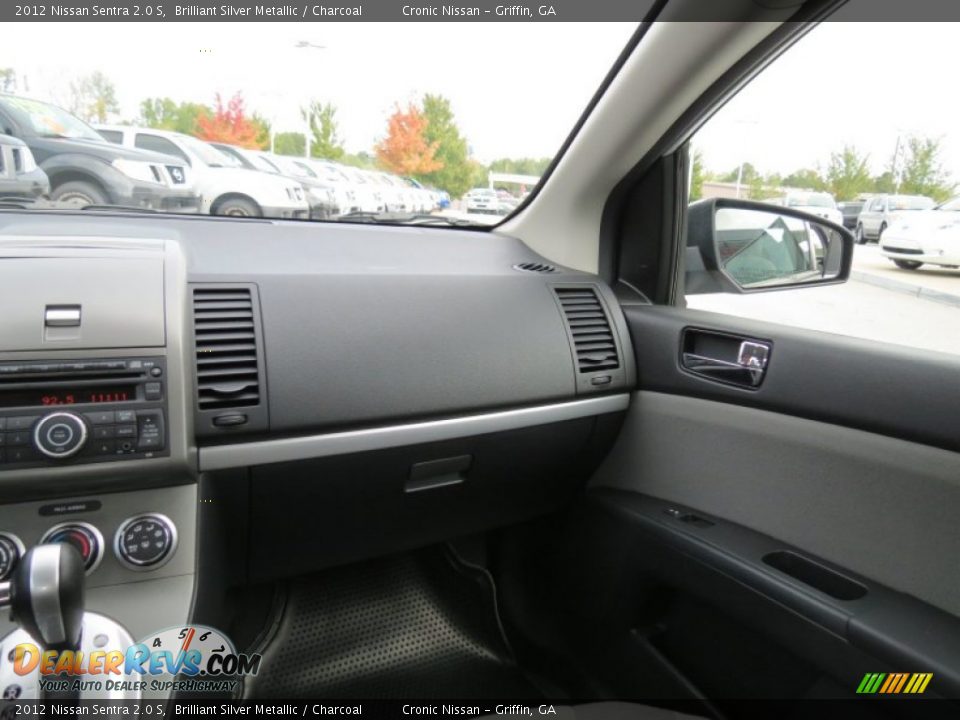 2012 Nissan Sentra 2.0 S Brilliant Silver Metallic / Charcoal Photo #15