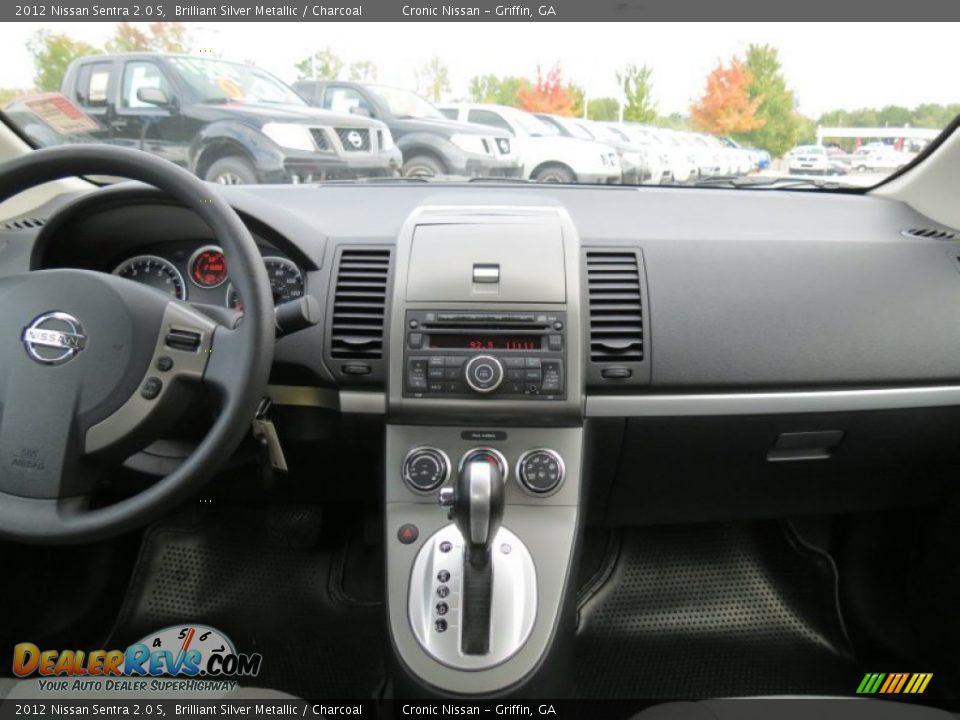 2012 Nissan Sentra 2.0 S Brilliant Silver Metallic / Charcoal Photo #16