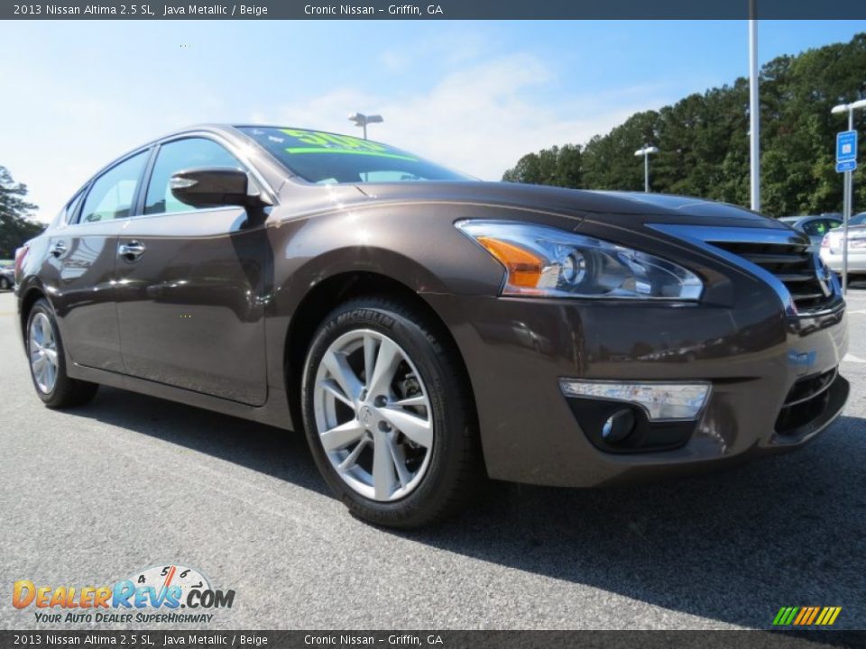 2013 Nissan Altima 2.5 SL Java Metallic / Beige Photo #7
