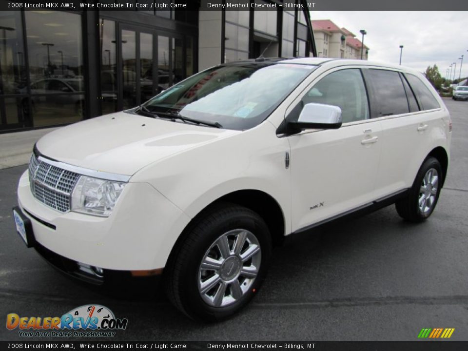 2008 Lincoln MKX AWD White Chocolate Tri Coat / Light Camel Photo #1